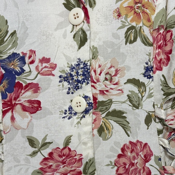 Vintage jennifer james floral dress 100% Rayon size 8 made in oman. - Picture 6 of 6